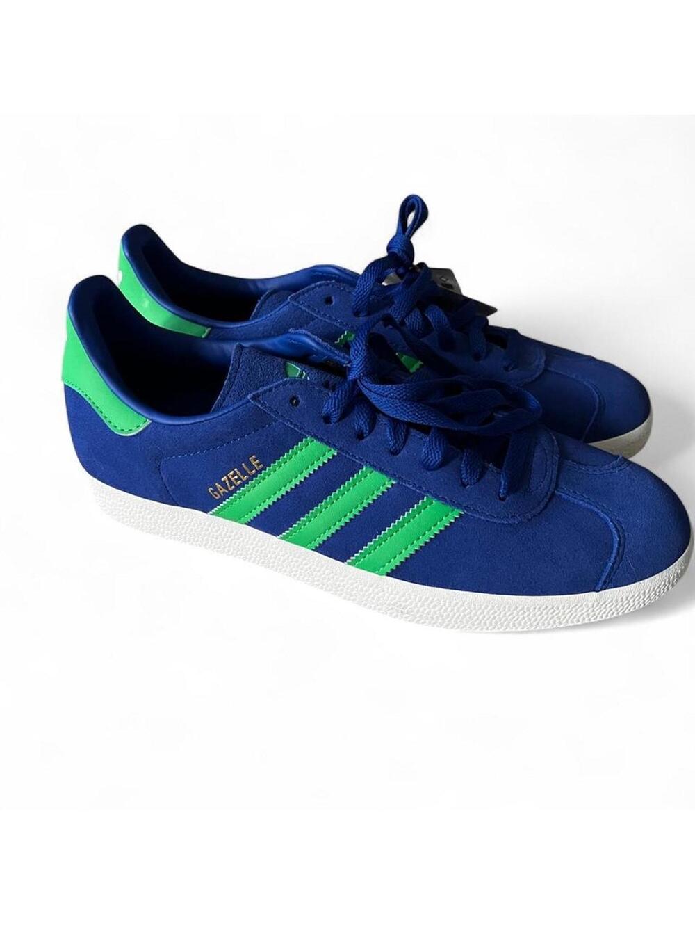 Adidas Men's Blue and Green Trainer